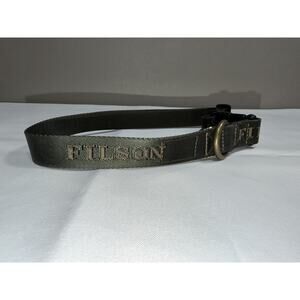 Filson Dark Green Nylon Dog Collar